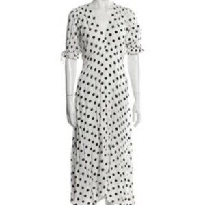 FAITHFULL THE BRAND, Polka Dot Print Long Dress, Size: XS